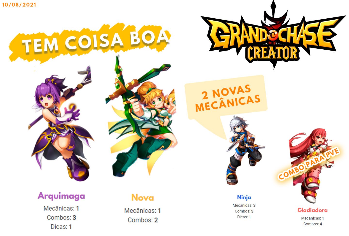 Grand Chase Arquimaga e Nova